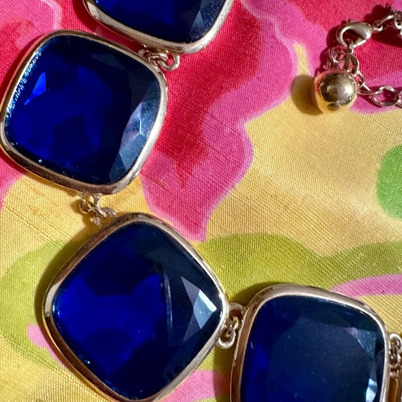 Kate Spade Blue Statement Necklace - Picture 2 of 3